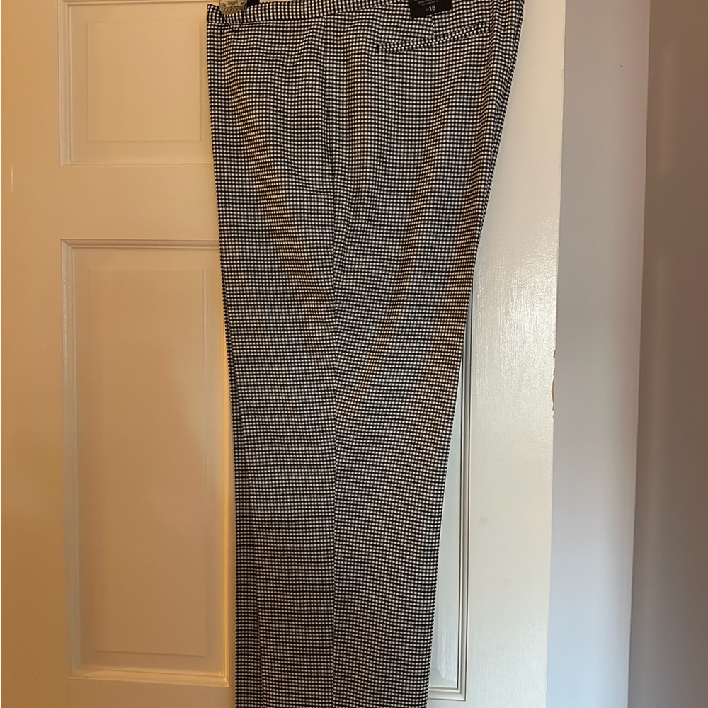 Black and White Houndstooth Pants